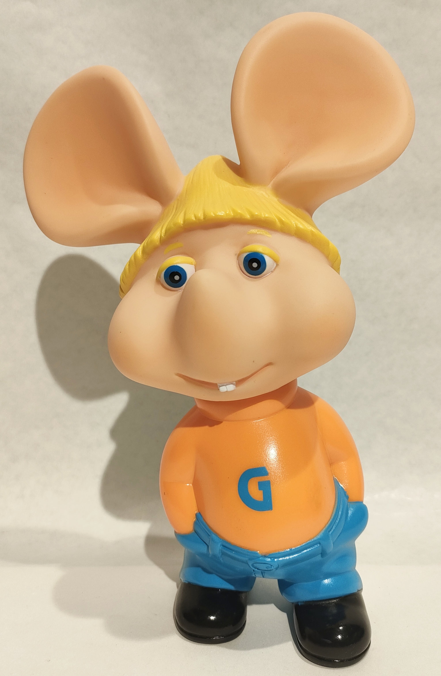 Topo GIgio – Maglia Arancione con Scritta G – Marcato Maria Perego