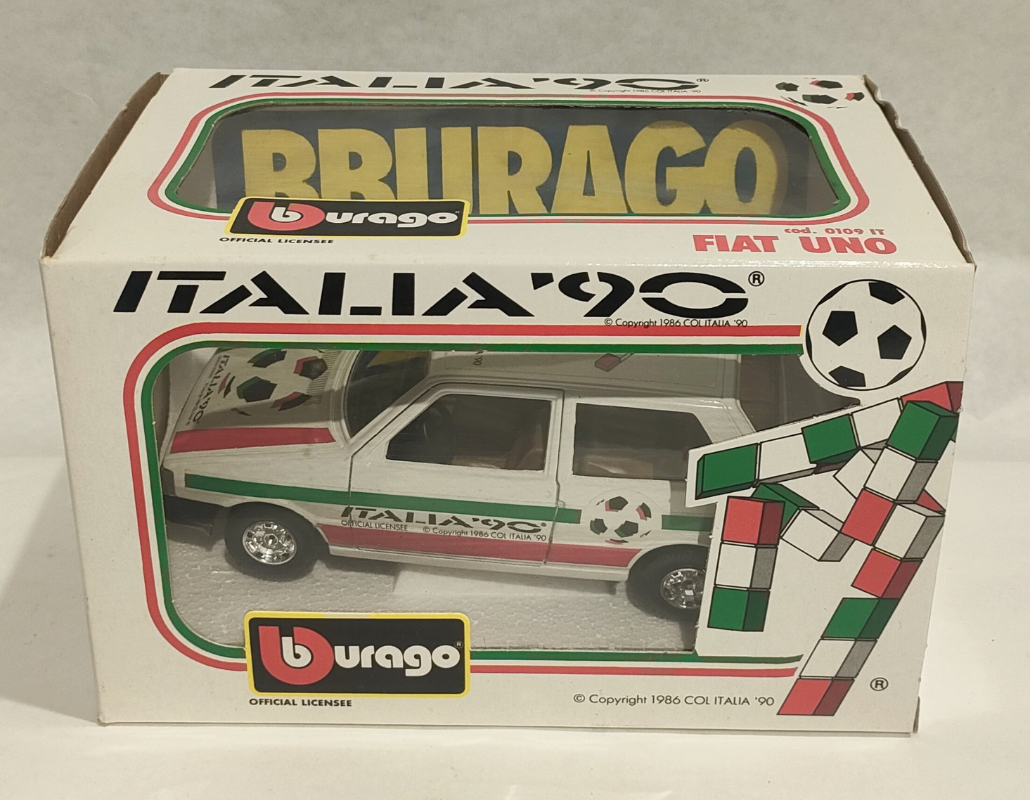 Fiat Uno – Italia ’90 – Scala 1:24 – In Box