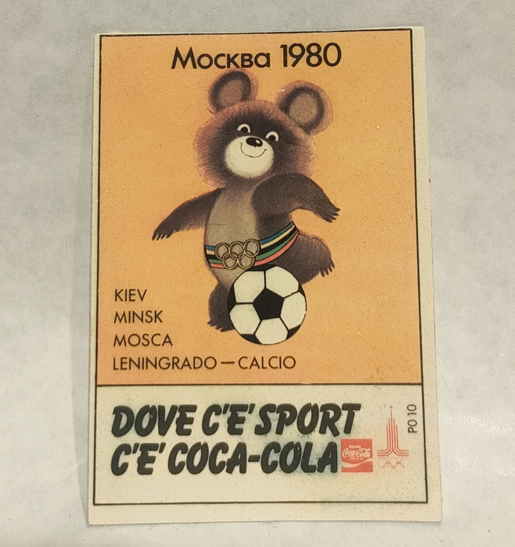 Adesivo Misha – Mascotte Olimpiadi Mosca 1980