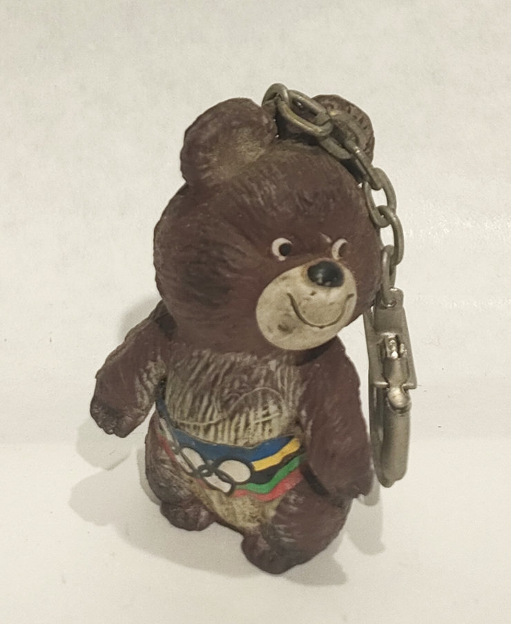 Portachiavi Misha – Mascotte Olimpiadi 1980 Mosca