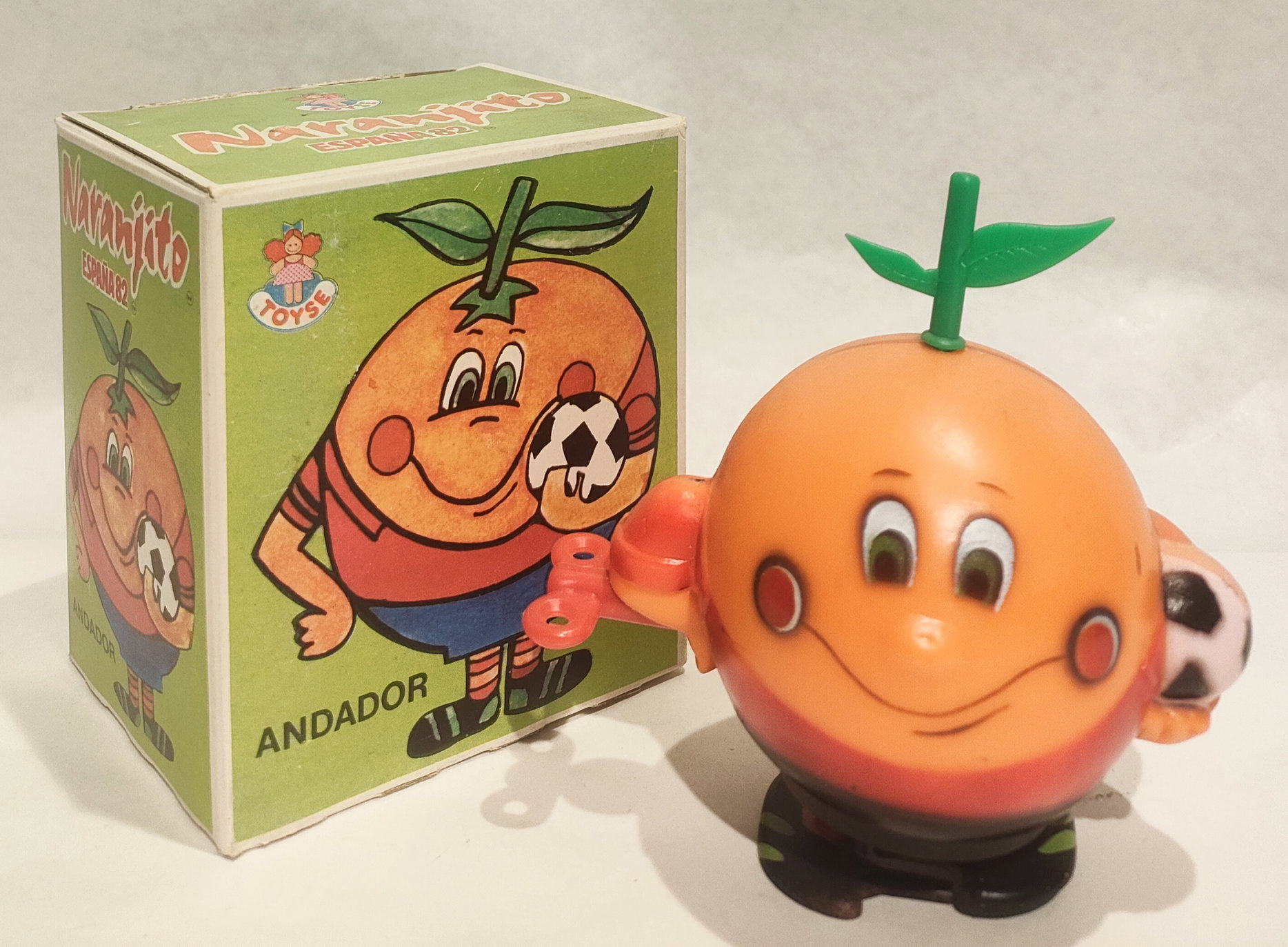 Naranjito a Carica- Mascotte Mondiali Spagna 1982 – In Box