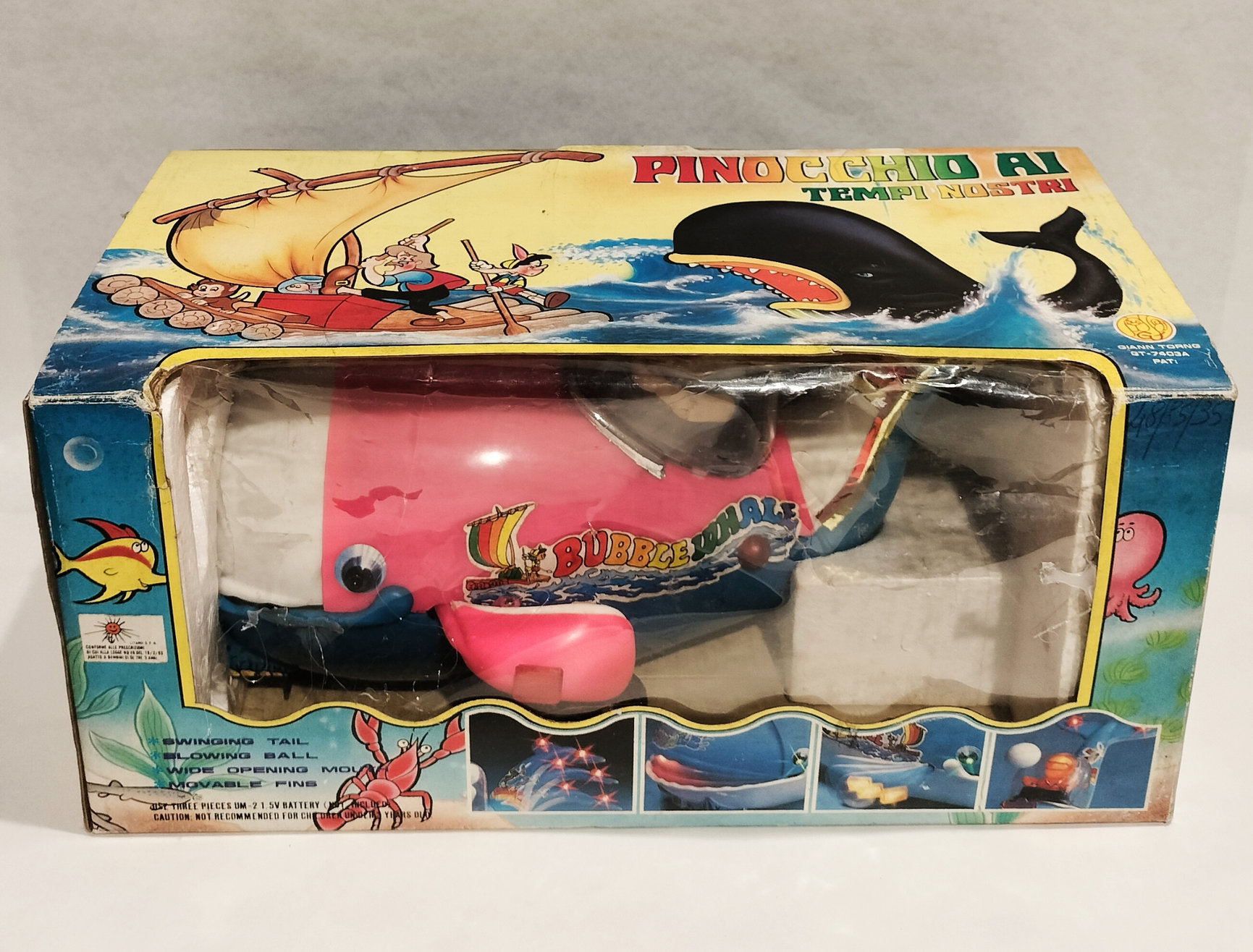 Pinocchio ai Tempi Nostri – Su Balena Rosa – In Box