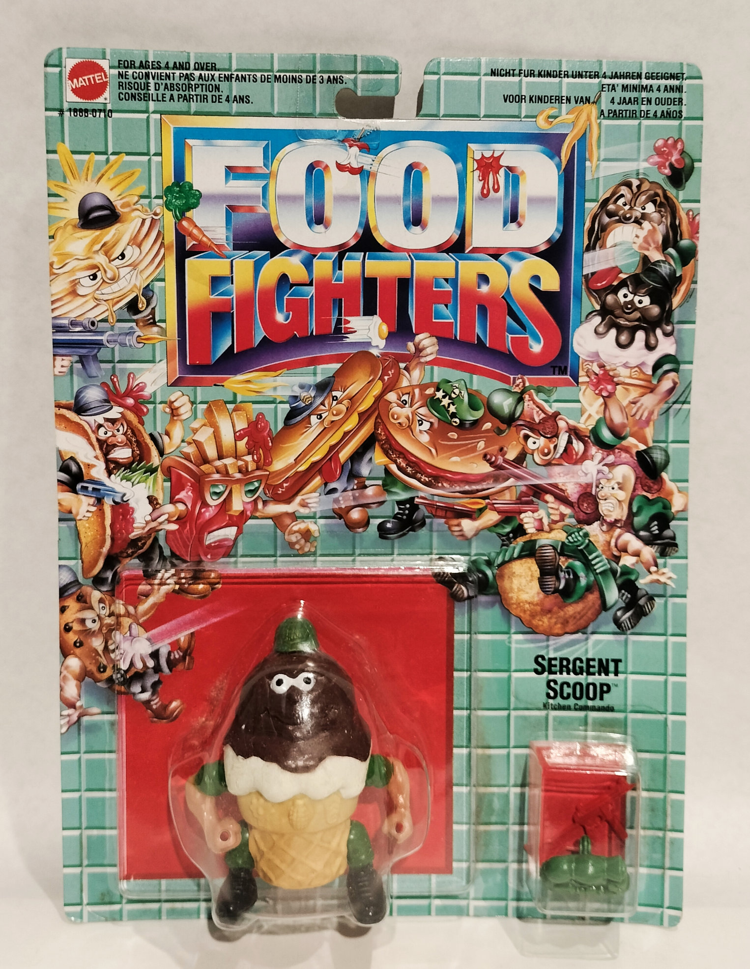 Food Fighters – Sergent Scoop- In Blister