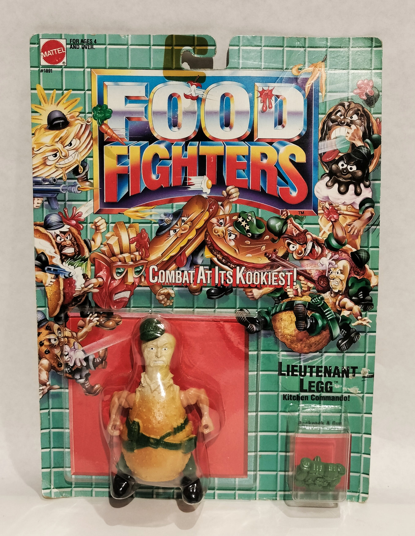 Food Fighters – Lieutenent Legg – In Blister