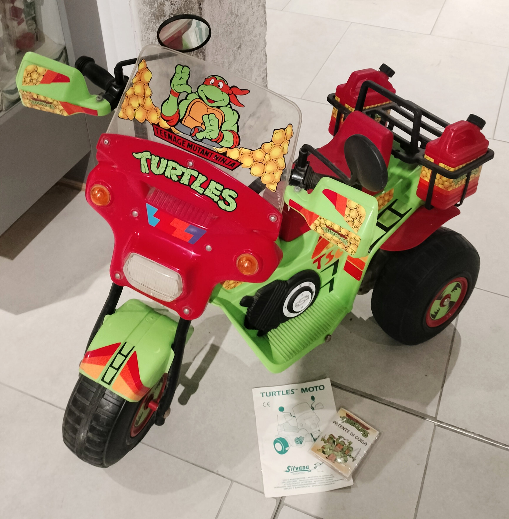 Moto a Pedali Ninja Turtleds