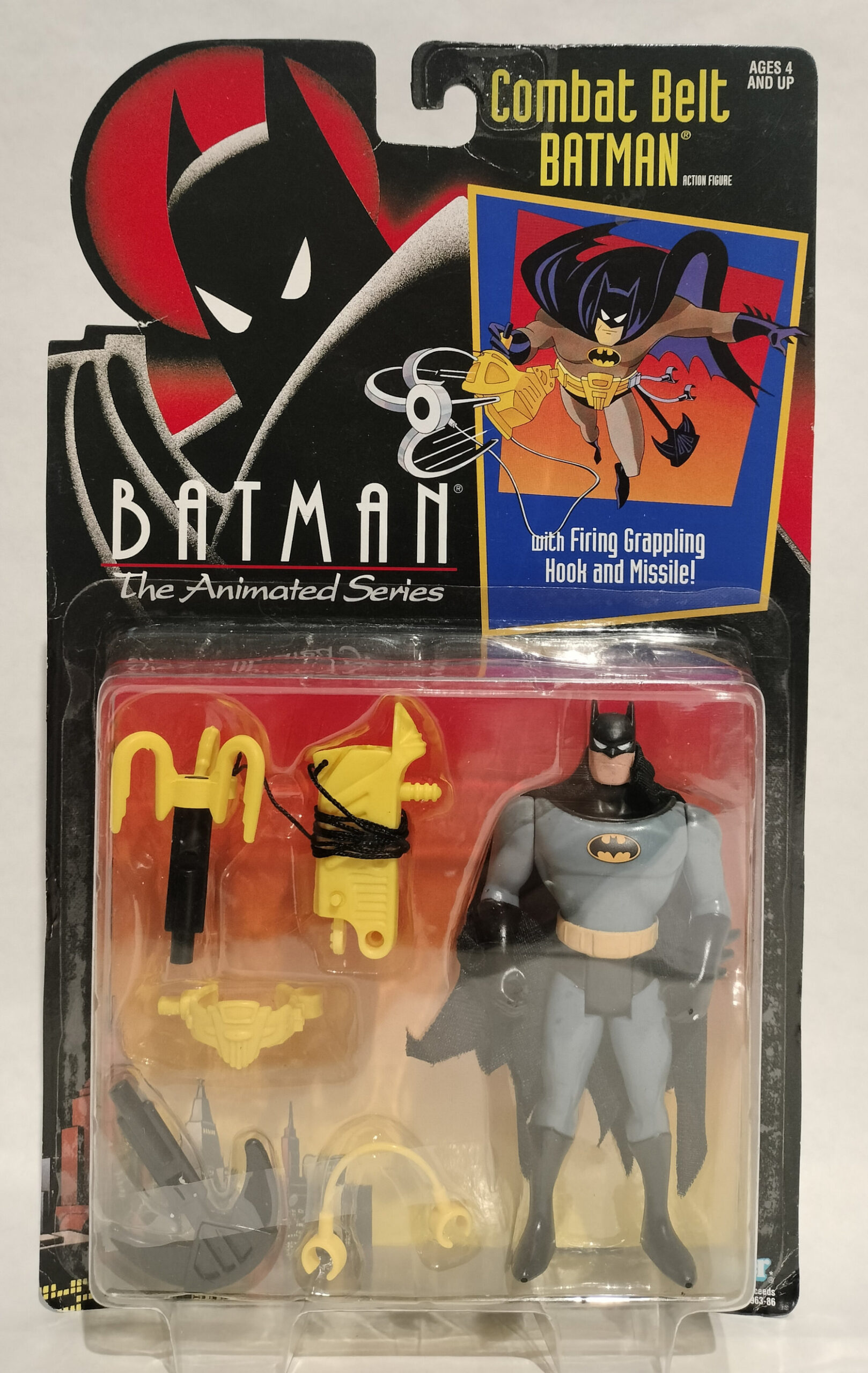 Batman Serie Animata – Batman Combact Belt Six Back – In Blister