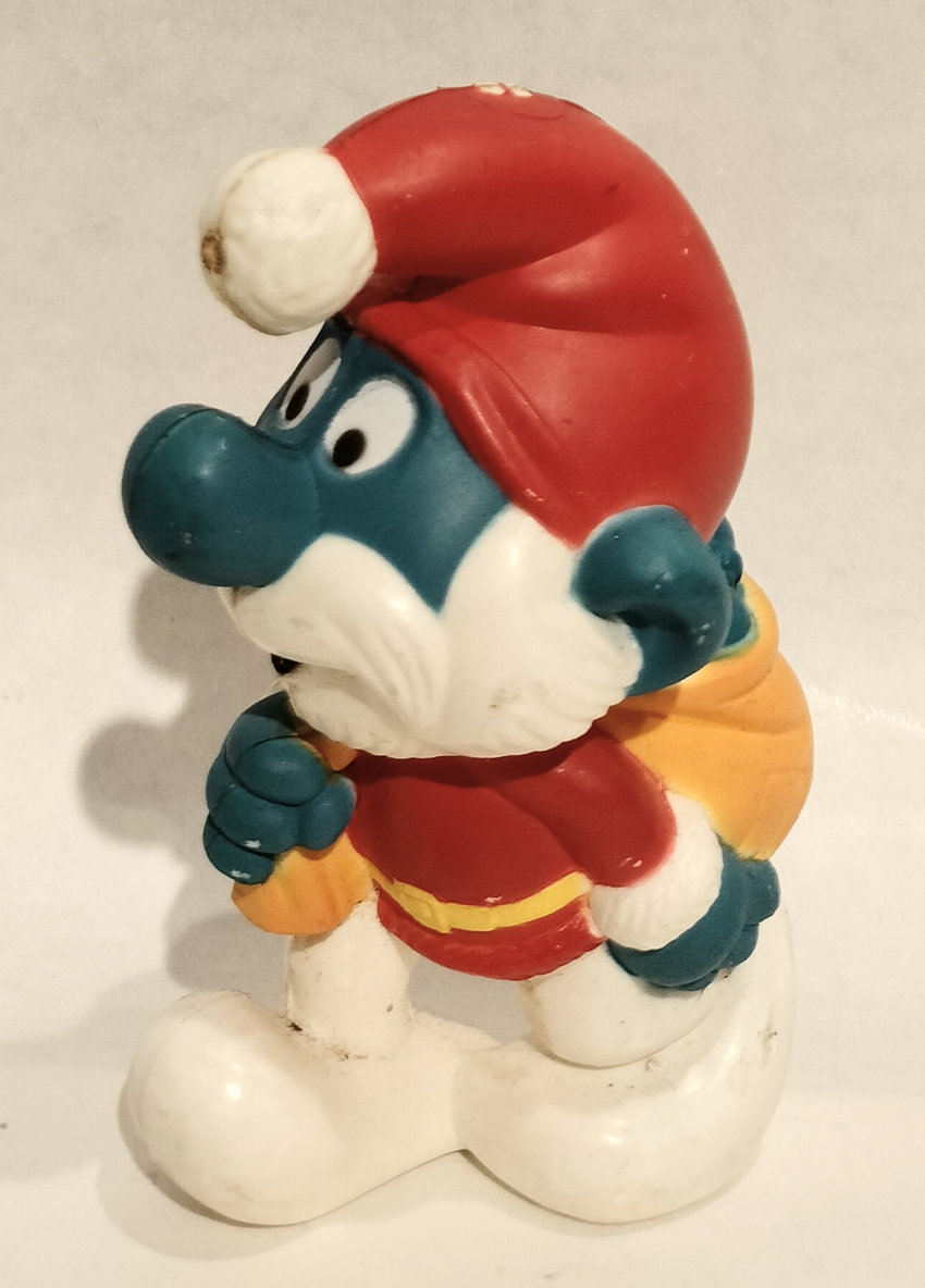 Grande Puffo Babbo Natale – In Plastica Soffiata