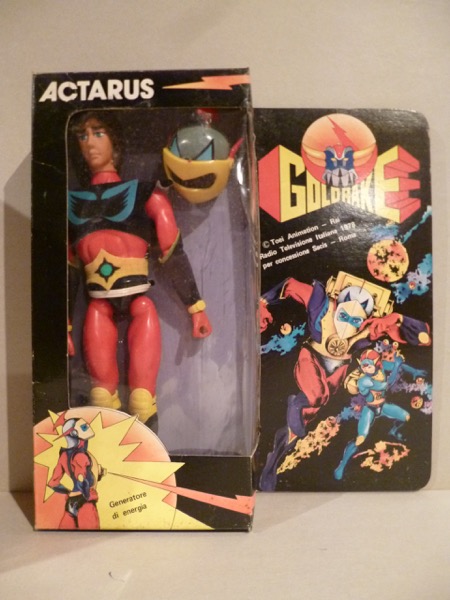 ACTARUS FABIANPLASTICA 1978 TOEI ANIMATION – IN BOX – 21CM