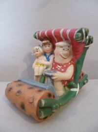 AUTO BARNEY BETTY BAM BAM H.B. BARTOPLAS MADE IN COLOMBIA  – 13CM