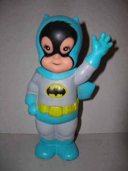 BATMAN JUNIOR – DC COMICS INC. – SUPER JUNIOR -MADE IN TAIWAN – 1978 – 18CM  – Creature di Gomma