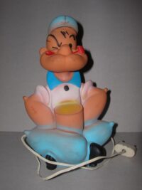 BRACCIO DI FERRO LAMPADA – ANNI ’60  – 19CM