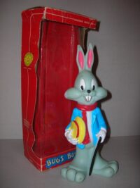 BUGS BUNNY RUBBERTOYS MADE ITALY W.BROS – IN BOX – ANNI ’70 – 25 CM