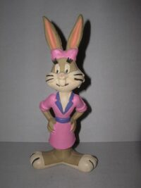 BUGS BUNNY VESTITO DA DONNA W.BROS – MADE IN SPAIN -1992 – 20CM