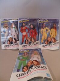 CHARLIE’S ANGELS (SABRINA KELLY JILL KRIS) (ACTION FIGURE) HASBRO IN BLISTER SERIE COMPLETA 20CM (VII+).JPG