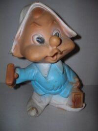 CUCCIOLO CON LANTERNA – ANNI ’60  – 20CM