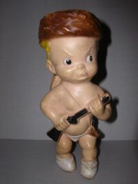DAVY CROCKET – STAHLWOOD TOY SPUNKY NY – USA ANNI’60 – 20CM