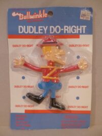 DUDLEY DO RIGHT (BULLWINKLE) FLEXY JESCO CHINA – PAT WARD  – 1985 – 13CM