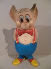 ELEFANTE CON FIFI E SALOPETTE PLASTEVER – 30CM