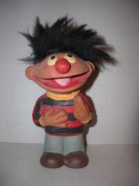 ERNIE MUPPET (CAPELLI VERI) – MADE IN SPAIN – ANNI’70 – 13CM