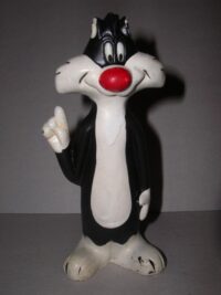GATTO SILVESTRO DAKIN W.BROS PRODUCT OF HONG KONG – ANNI ’70  – 14CM