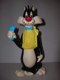 GATTO SILVESTRO RUBBERTOYS W.BROS MADE IN ITALY  – 22CM