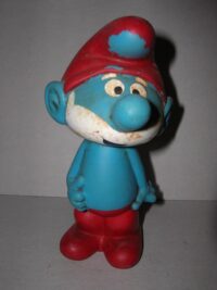 GRANDE PUFFO FURGA I PUFFI T.M. PEYO 1982  – 15CM