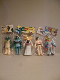 JEEG ROBOT (vinile) SERIE COMPLETA 5PZ  – IN BLISTER – 13-14 CM