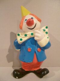 KIRI CLOWN (BLU) DELACOSTE MADE IN FRANCE DELACOSTE  – 17CM