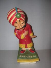 MAHARAJA PUBBLICITARIO AIR INDIA BELPLAST MADE IN ITALY – ANNI ’60  – 25CM