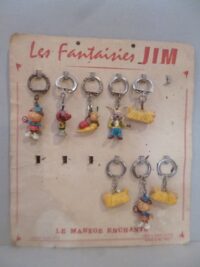 MARGOTTE FLAPPY ZEBEDEE POLLUX AMBROISE DISPLAY CON PORTACHIAVI ORTF SERGE DANOT 2-3-4CM