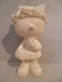 MARGOTTE (LA GIOSTRA INCANTATA) VARIANTE MONOCOLORE BIANCO SERGE DANOT 1965 DELACOSTE  – 17CM