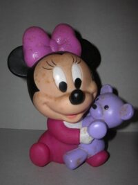 MINNIE BABY CON ORSETTO CHINA DISNEY – ANNI’80  – 14CM
