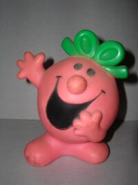 MR MEN FIOCCO VERDE LEDRA ROGER HARGREAVES MADE IN ITALY 1984  – 12CM