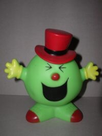 MR MEN VERDE CON CAPPELLO LEDRA 1984 ROGER HARGREAVES  – 13CM