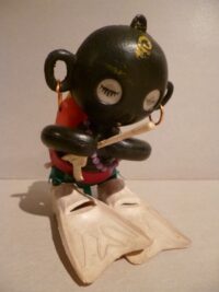 NEGRETTA RONDINE CRESSI MOPLAS MADE IN ITALY – ANNI ’60 – 10CM