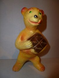 ORSO PUBBLICITARIO CIOCCOLATO MOURISSE (RESTAURATO) – ANNI ’60 – 16CM