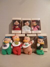 PACIOCCHINI DISNEY TERCOM PAPERONE PAPERINO QUI QUO QUA TOPOLINO MINNIE – IN BOX –  7CM