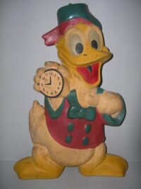 PAPERINO CON OROLOGIO (BORSA ACQUA CALDA) DUARRY – ANNI’50 – 36CM