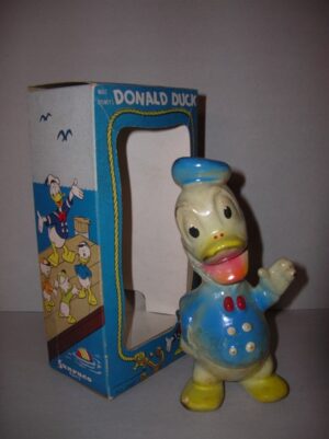 PAPERINO THE SUN RUBBER CO. USA W.D.P. (RESTAURATO) - IN BOX - ANNI ’60 - 17CM