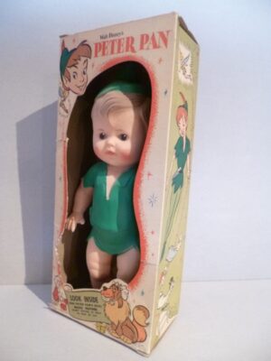 PETER PAN THE SUN RUBBER CO. - IN BOX - ANNI '60 - 24CM