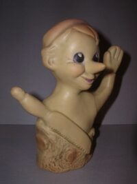 PINOCCHIO CON SEGA RUBBERTOYS MADE IN ITALY  – 13CM