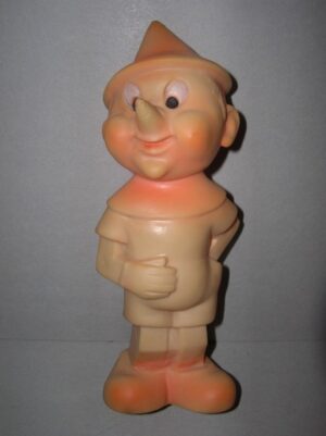 PINOCCHIO MONOCOLORE LEDRA MADE IN ITALY - 222  - ANNI '60  - 20CM