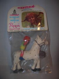 PIPPI CALZELUNGHE A CAVALLO CENTRALBI MADE IN SPAIN 1975 (IN BLISTER)  – 14CM