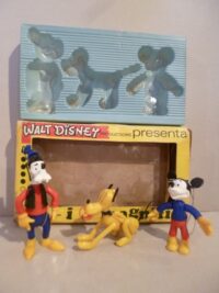 PIPPO PLUTO TOPOLINO I MAGNIFICI 3 WDP IL GIOCATTOLO BOLOGNA – IN BOX –  12-8-9CM