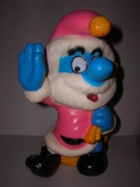 PUFFO BABBO NATALE JUGASA PEYO – ANNI ’70  – 21CM