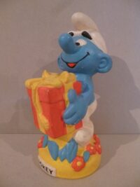PUFFO CON REGALO PEYO 1982 WALLACE BERRIE E CO. AVALON  – 14CM