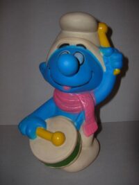 PUFFO CON TAMBURO JUGASA PEYO ESPANA – ANNI ’70  – 20CM