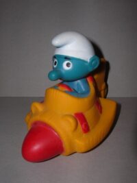 PUFFO IN MOTOSCAFO FIBA PEYO MADE IN ITALY 1984  – 11CM