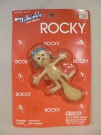 ROCKY (BULLWINKLE) FLEXY JESCO CHINA 1985 PAT WARD – IN BLISTER – 12CM