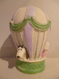 SNOOPY E CHARLIE BROWN IN MONGOLFIERA  – 19CM